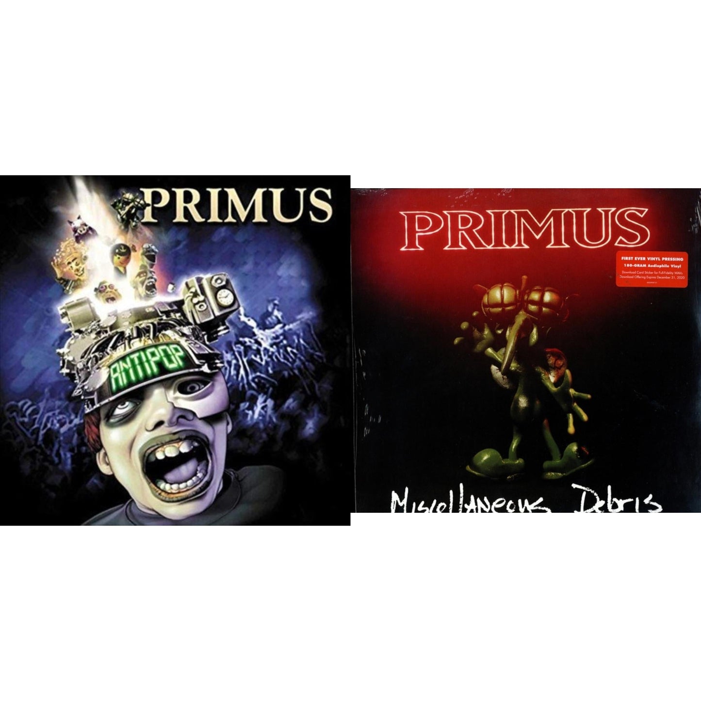 This is a 2 LP Vinyl SKU bundle.
1.This LP Vinyl is brand new.Format: LP VinylMusic Style: Alternative RockThis item's title is: Antipop (2 LP)Artist: PrimusLabel: Universal Music GroupBarcode: 602557670394Release Date: 12/14/2018
2.This LP Vinyl is brand new.