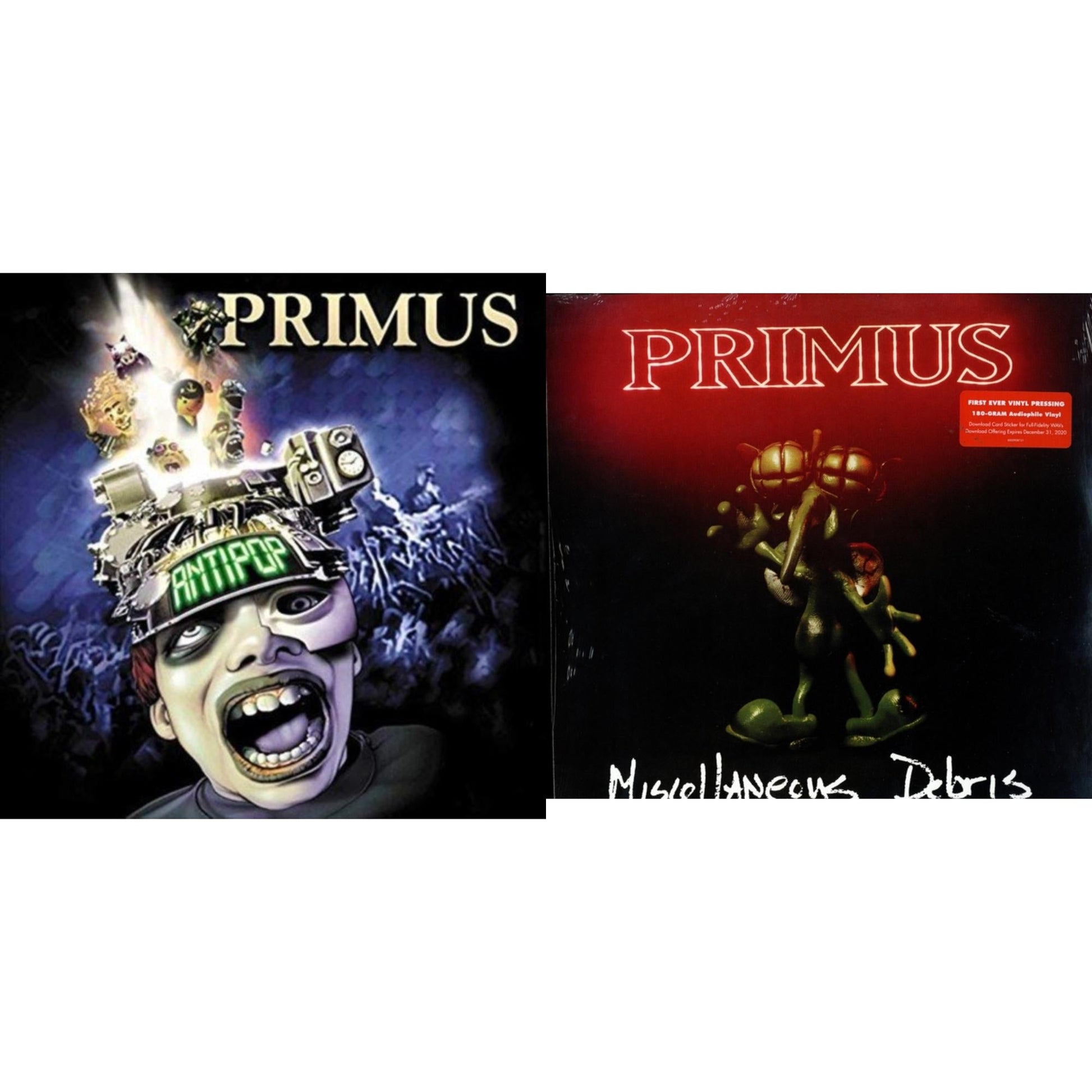 This is a 2 LP Vinyl SKU bundle.
1.This LP Vinyl is brand new.Format: LP VinylMusic Style: Alternative RockThis item's title is: Antipop (2 LP)Artist: PrimusLabel: Universal Music GroupBarcode: 602557670394Release Date: 12/14/2018
2.This LP Vinyl is brand new.