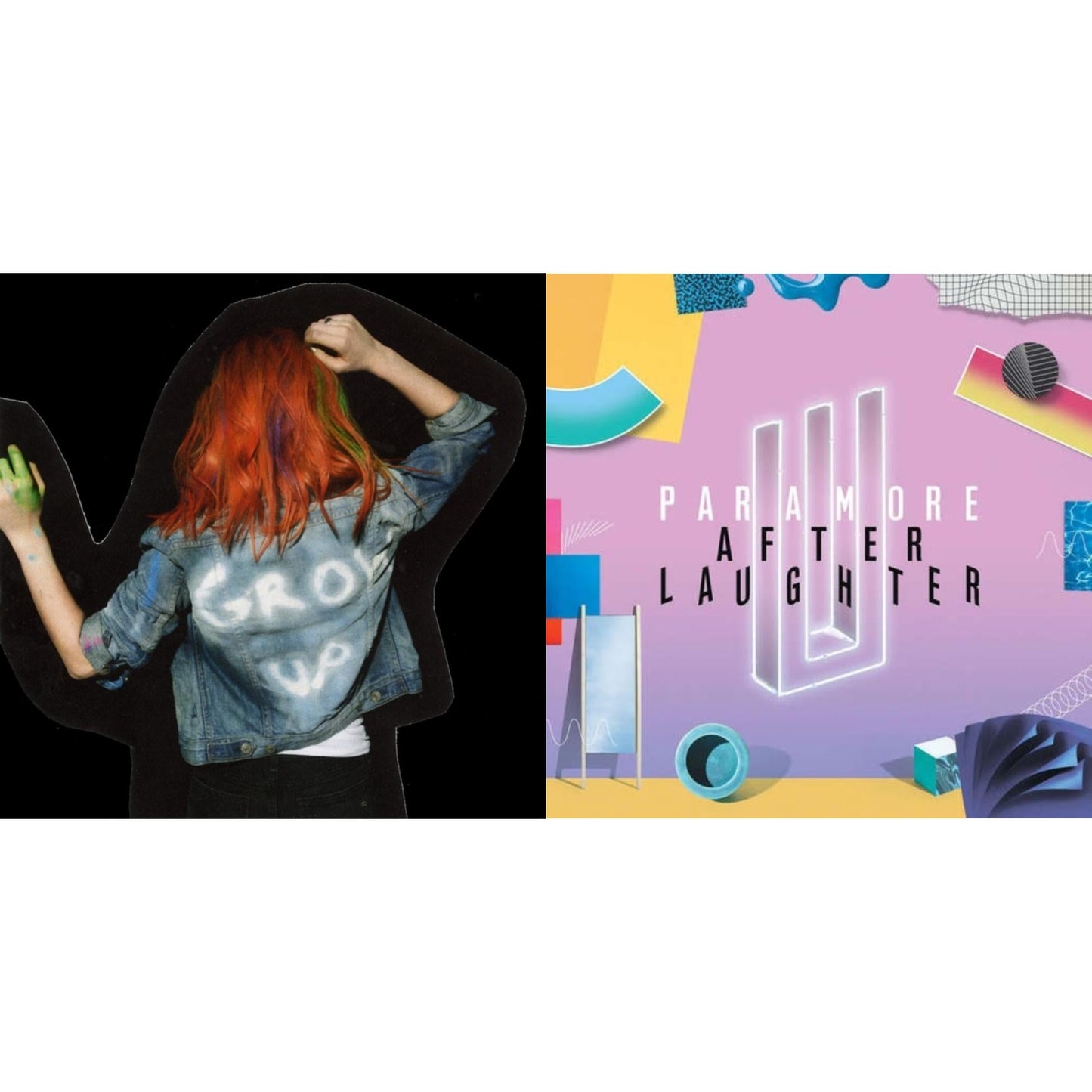 Paramore (2LP) & After Laughter (Black & White Marble LP Vinyl/Dl Card) (I)