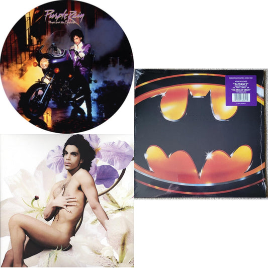 Purple Rain Ost (Picture Disc) & Lovesexy & Batman Ost