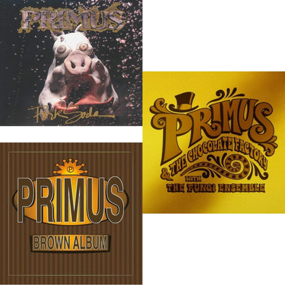Pork Soda (2LP) & Brown Album (2LP) & Primus & The Chocolate Factory With The Fungi Ensemble (Gold LP Vinyl)