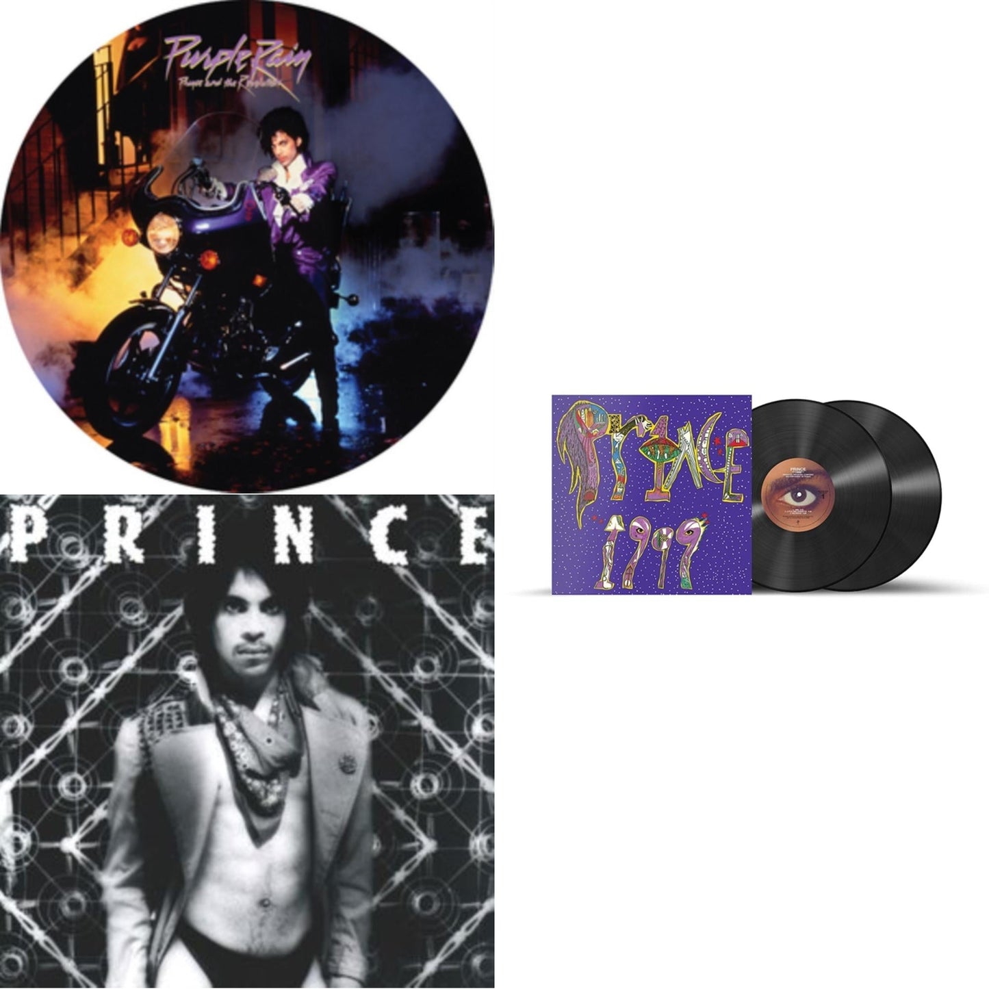 Purple Rain Ost (Picture Disc) & Dirty Mind (X) & 1999 (X)