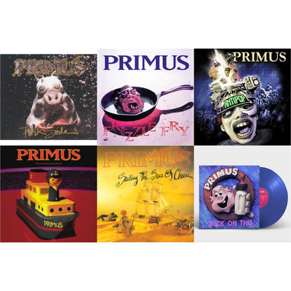 This is a 6 LP Vinyl SKU bundle.
1.This LP Vinyl is brand new.Format: LP VinylMusic Style: Alternative RockThis item's title is: Pork Soda (2 LP)Artist: PrimusBarcode: 602557414400Release Date: 11/16/2018
2.This LP Vinyl is brand new.