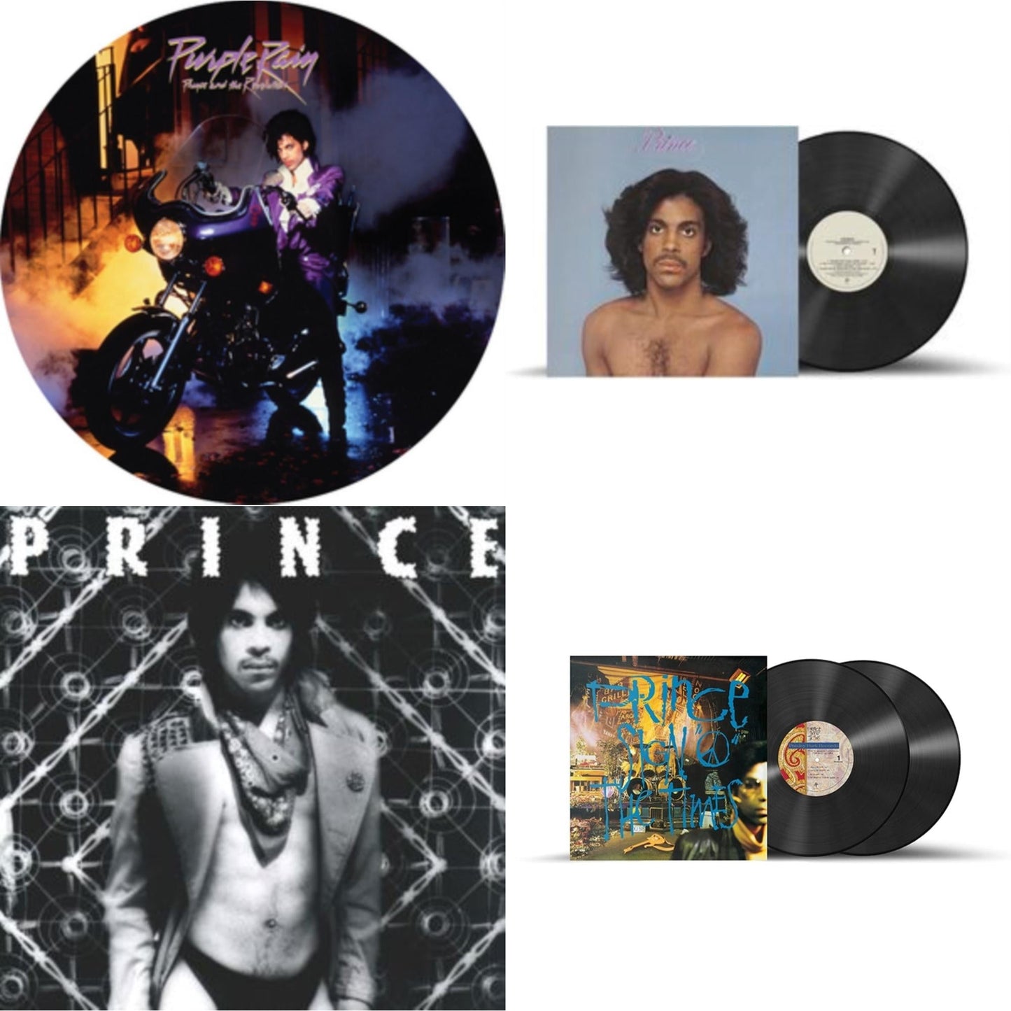 Purple Rain Ost (Picture Disc) & Prince (X) & Dirty Mind (X) & Sign O’ The Times