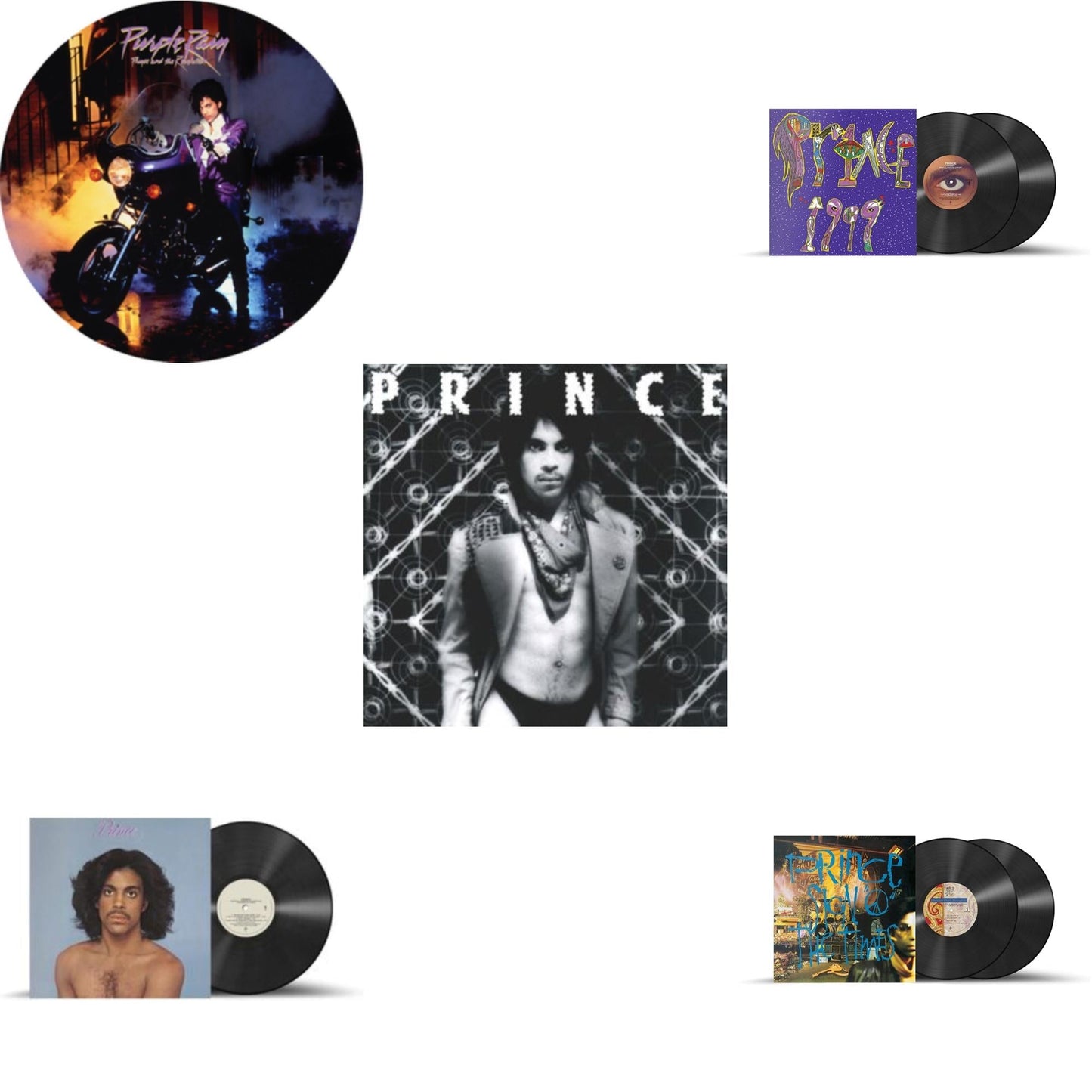 Purple Rain Ost (Picture Disc) & Prince (X) & Dirty Mind (X) & 1999 (X) & Sign O’ The Times
