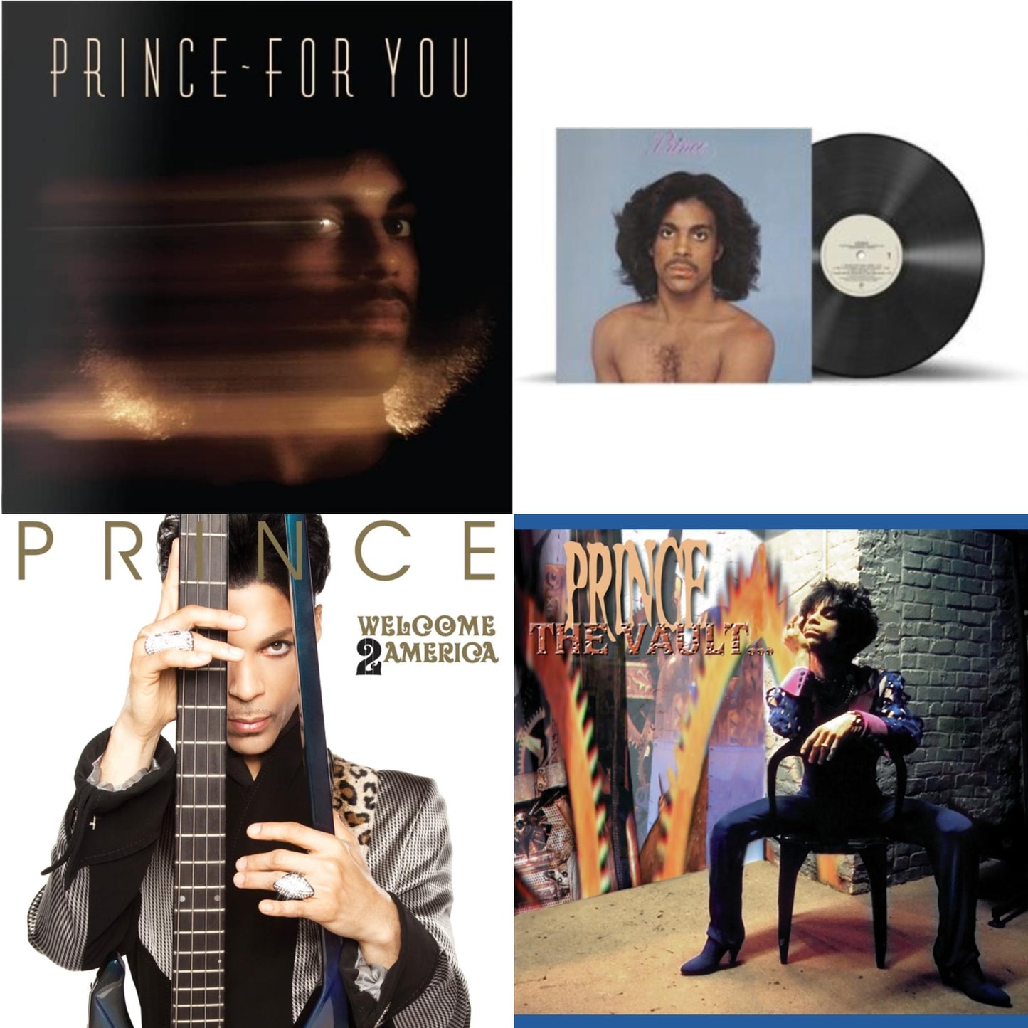 For You & Prince (X) & Welcome 2 America (Deluxe/2LP/CD/Blu-Ray) & Vault - Old Friends 4 Sale