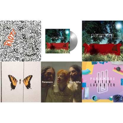 This Is Why & All We Know Is Falling (Silver LP Vinyl) & Riot! (Fbr 25Th Anniversary Edtion/Silver LP Vinyl) & After Laughter (Black & White Marble LP Vinyl/Dl Card) (I) & All We Know Is Falling & Brand New Eyes