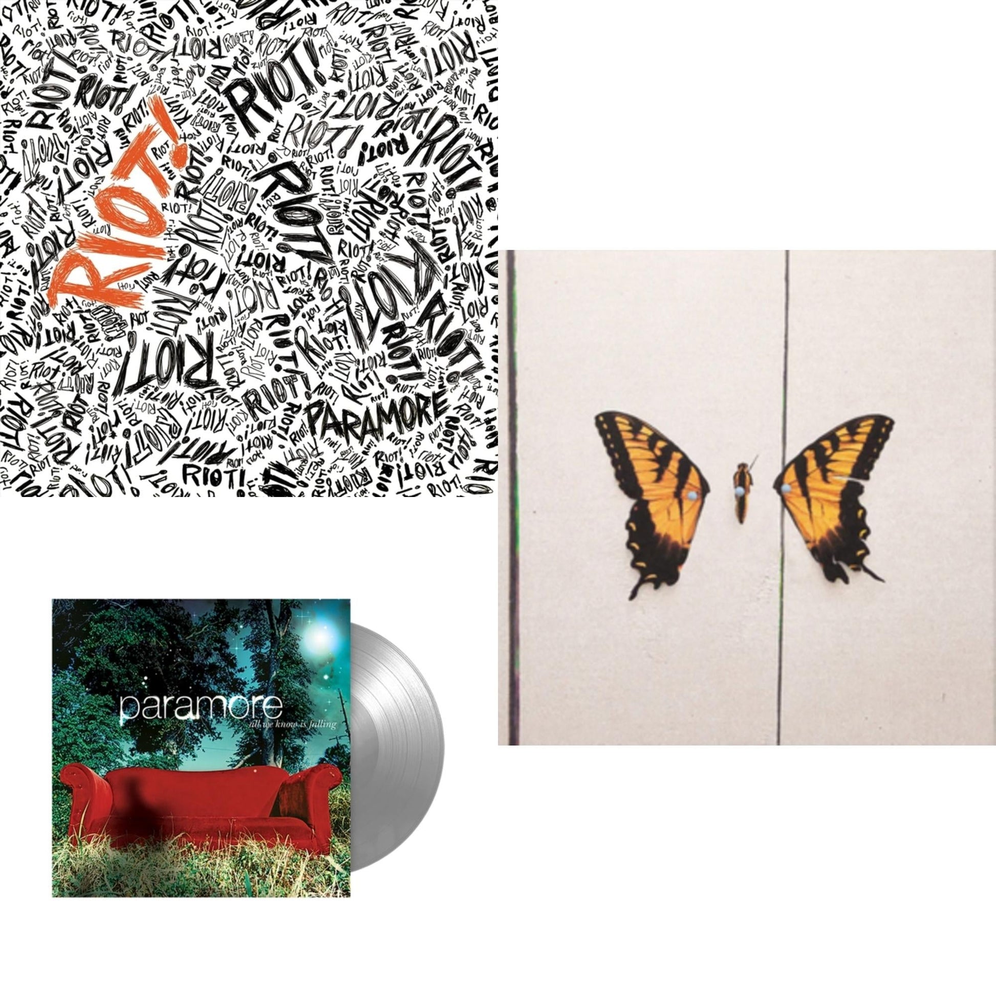 This is a 3 LP Vinyl SKU bundle.
1.This LP Vinyl is brand new.Format: LP VinylMusic Style: EmoThis item's title is: All We Know Is Falling (Silver LP Vinyl)Artist: ParamoreLabel: FUELED BY RAMENBarcode: 075678645631Release Date: 9/30/2022
2.This LP Vinyl is brand new.