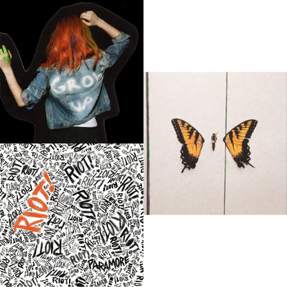 Paramore (2LP) & Riot! (Fbr 25Th Anniversary Edtion/Silver LP Vinyl) & Brand New Eyes