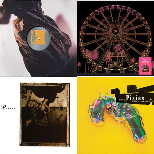 Night The Zombies Came  & Live At Coachella 2004 (140G/Orange & Yellow Marbled LP Vinyl/Etching D-Side) & Surfer Rosa & Wave Of Mutilation: Best Of Pixies
