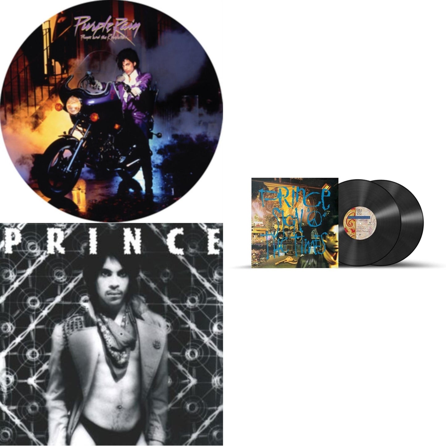 Purple Rain Ost (Picture Disc) & Dirty Mind (X) & Sign O’ The Times