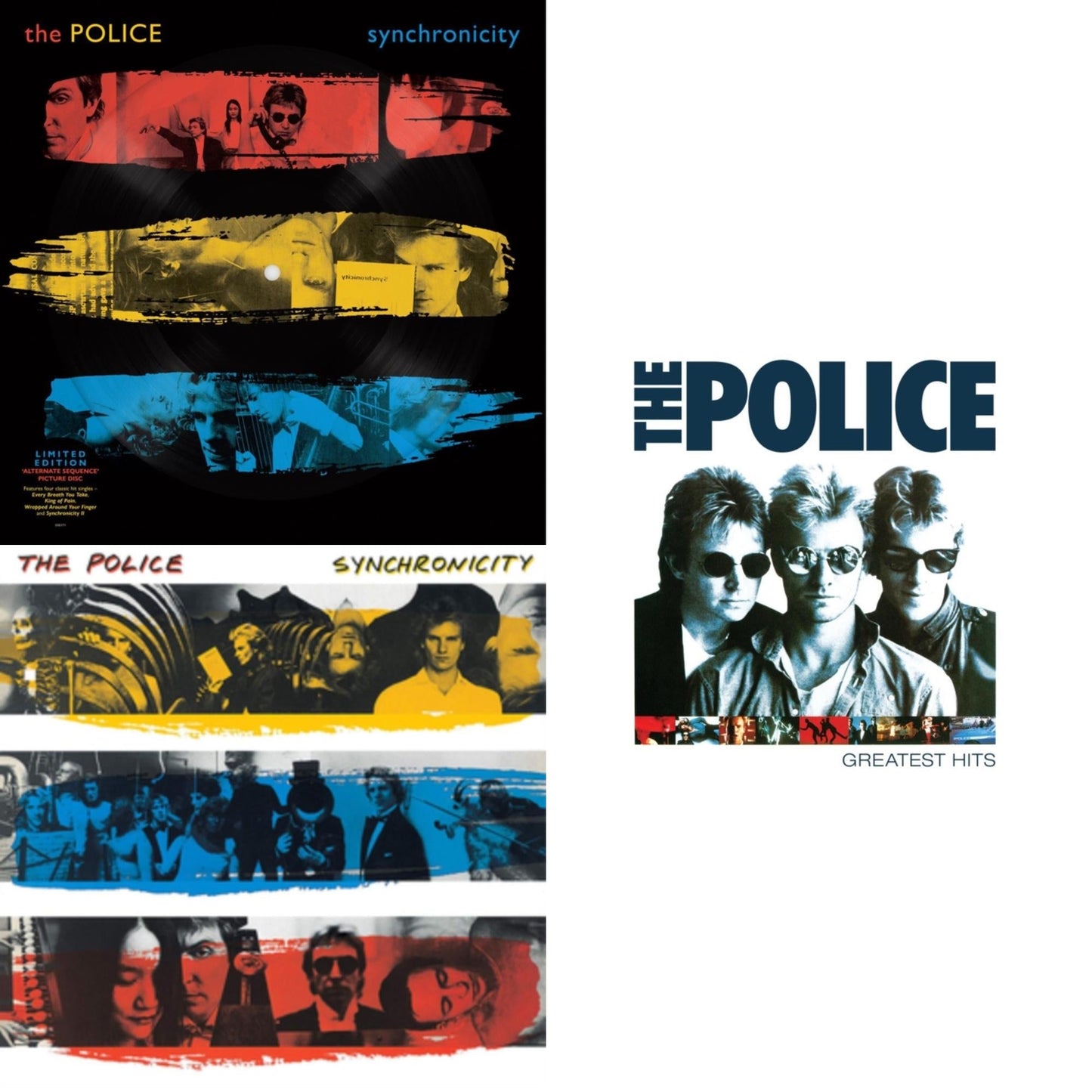 This is a 3 LP Vinyl SKU bundle.
1.This LP Vinyl is brand new.Format: LP VinylThis item's title is: Synchronicity (Picture Disc)Artist: PoliceBarcode: 602455821713Release Date: 7/26/2024
2.This LP Vinyl is brand new.