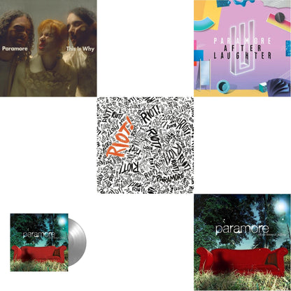 This Is Why & All We Know Is Falling (Silver LP Vinyl) & Riot! (Fbr 25Th Anniversary Edtion/Silver LP Vinyl) & After Laughter (Black & White Marble LP Vinyl/Dl Card) (I) & All We Know Is Falling