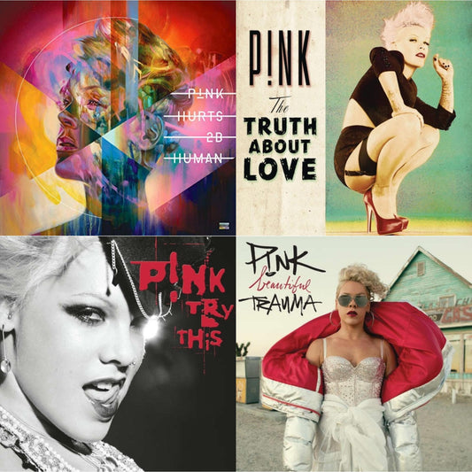 Hurts 2B Human (150G/2LP/Dl Code) & Truth About Love & Try This (2LP/Red Vinyl/150G/Dl Card) & Beautiful Trauma (X) (2LP/150G/Dl Card)