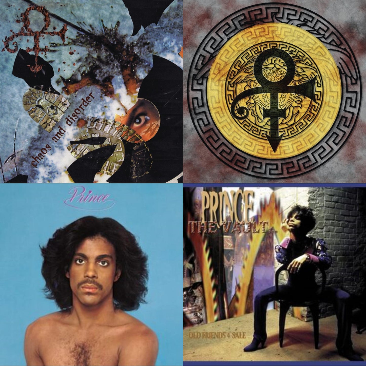 Chaos & Disorder (X) & Versace Experience (Prelude 2 Gold) & Prince (X) & Vault: Old Friends 4 Sale (X)