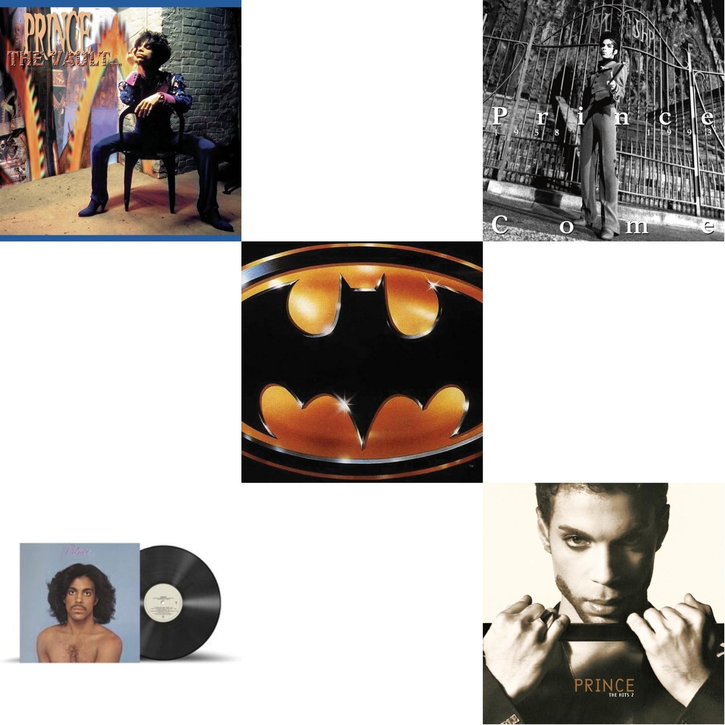 Prince (X) & Come & Vault - Old Friends 4 Sale & Hits 2 (X) (2LP) & Batman Ost