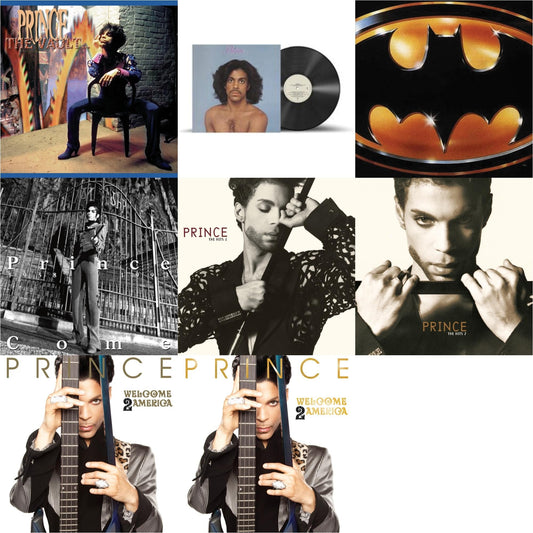 Welcome 2 America (2LP) & Prince (X) & Welcome 2 America (Deluxe/2LP/CD/Blu-Ray) & Come & Vault - Old Friends 4 Sale & Hits 1 (X) (2LP) & Hits 2 (X) (2LP) & Batman Ost