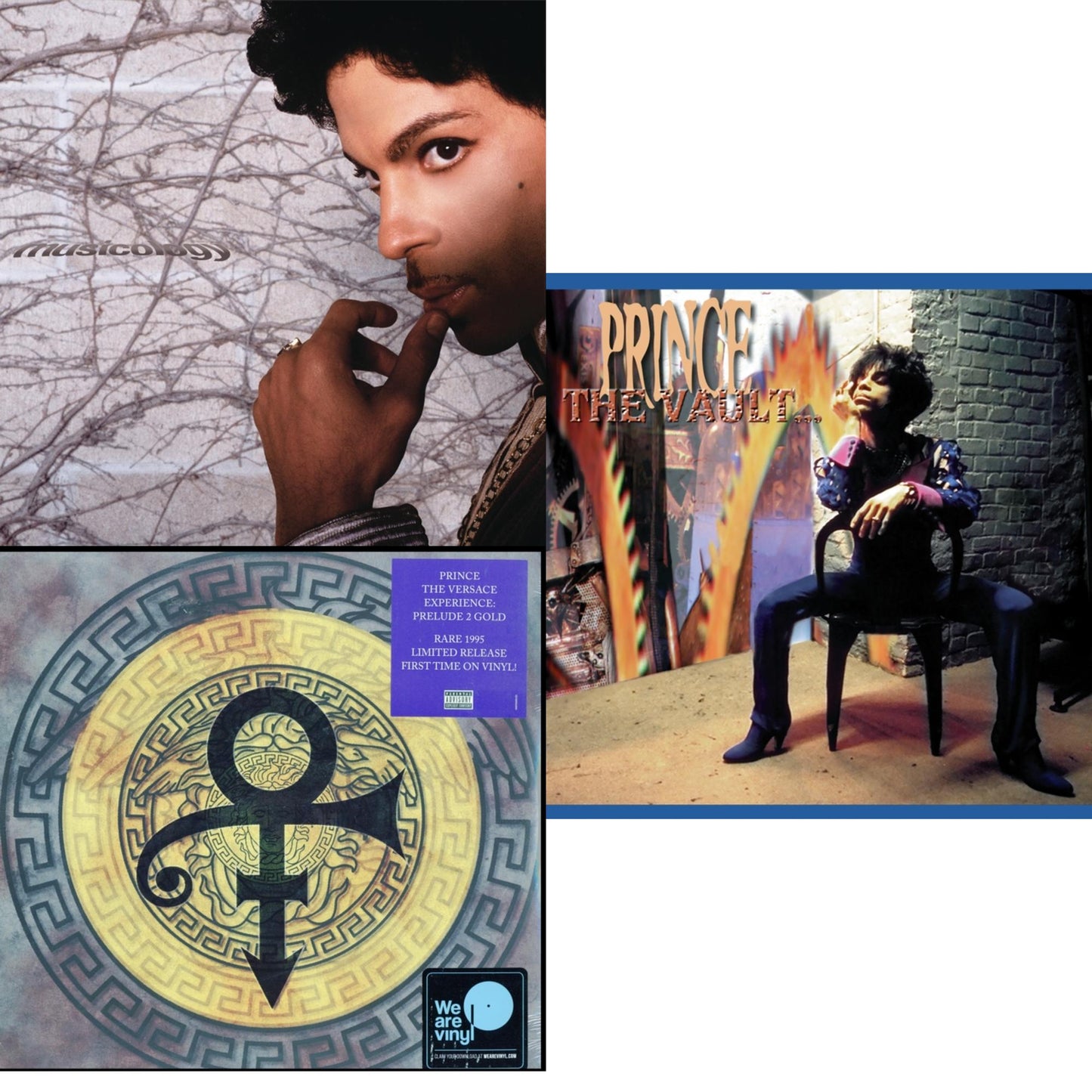 Musicology (2LP/150G/Purple Vinyl) & Versace Experience (Prelude 2 Gold) (150G/Purple LP Vinyl/Dl Insert) & Vault - Old Friends 4 Sale