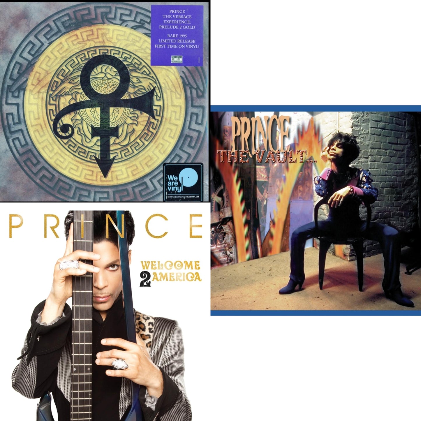 Versace Experience (Prelude 2 Gold) (150G/Purple LP Vinyl/Dl Insert) & Welcome 2 America (2LP) & Vault - Old Friends 4 Sale