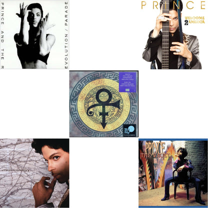 Parade (Music From Under The Cherry Moon) & Musicology (2LP/150G/Purple Vinyl) & Versace Experience (Prelude 2 Gold) (150G/Purple LP Vinyl/Dl Insert) & Welcome 2 America (2LP) & Vault - Old Friends 4 Sale