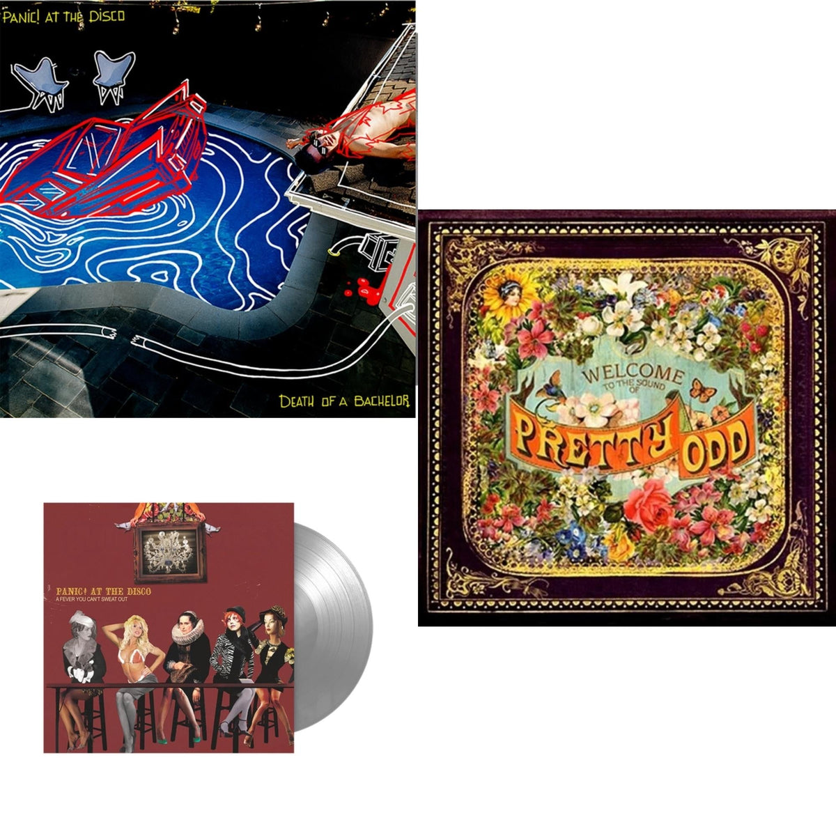 Death Of A Bachelor (Fbr 25Th Anniversary/Silver LP Vinyl) & Fever You Can't Sweat Out (Fbr 25Th Anniversary Edition/Silver LP Vinyl) & Pretty Odd