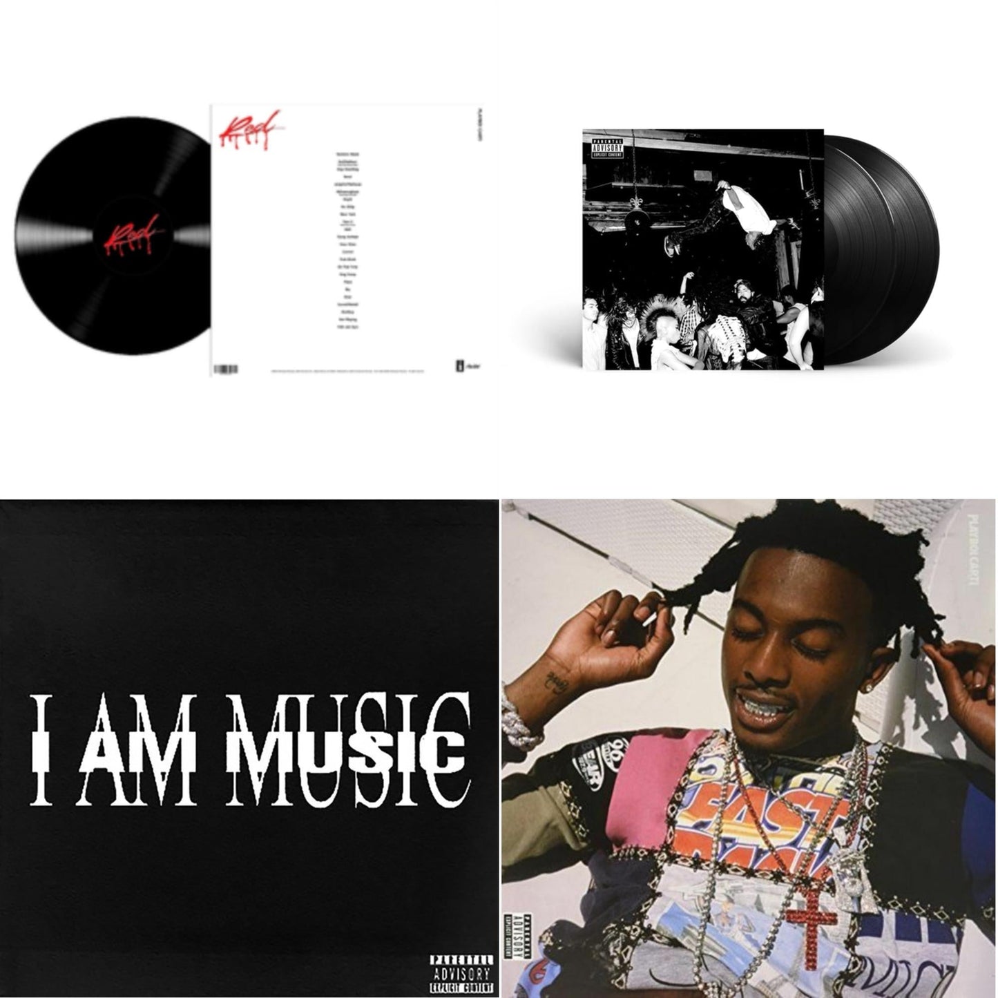 Whole Lotta Red (X) (2LP) & Die Lit (2LP) & Music (X) (2LP) & Playboi Carti