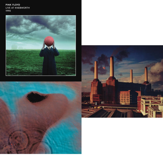 Live At Knebworth 1990 (2LP/180G/45 RPM) & Meddle (180G/Gatefold/2016 Version) & Animals (180G) (2016 Version)
