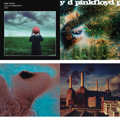 Live At Knebworth 1990 (2LP/180G/45 RPM) & Saucerful Of Secrets (180G) & Meddle (180G/Gatefold/2016 Version) & Animals (180G) (2016 Version)