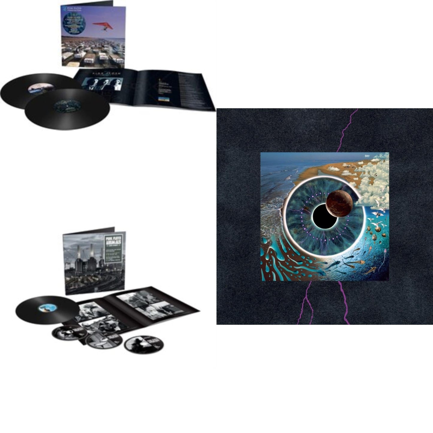 Momentary Lapse Of Reason (Remixed & Updated) (2LP/180G) & Animals (2018 Remix) (LP/CD/DVD/Blu-Ray/180G) & Pulse (180G/4LP/52 Pp Book)