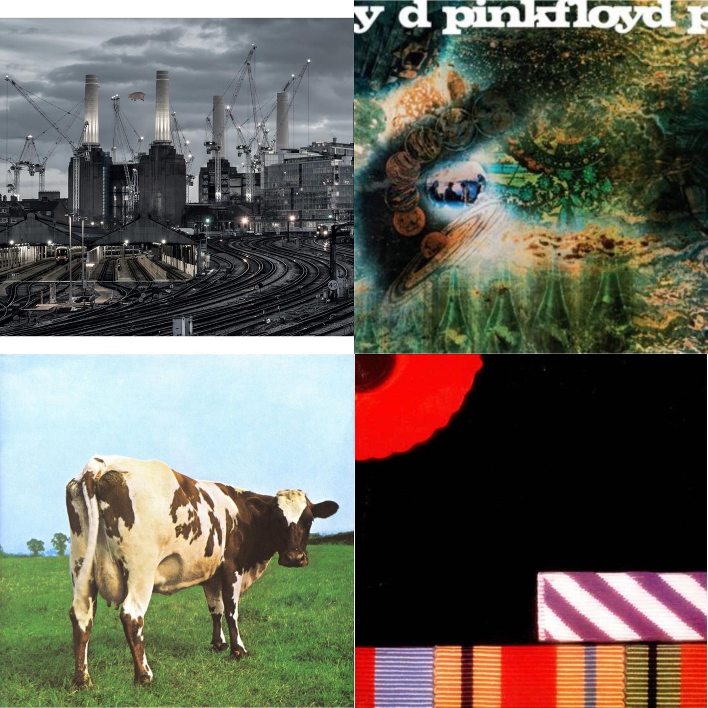Animals (2018 Remix) (180G/LP/CD/Blu-Ray/DVD) & Saucerful Of Secrets (Mono/180G) & Atom Heart Mother (180G/Gatefold/2016 Version) & Final Cut (180G/Gatefold) (2016 Version)