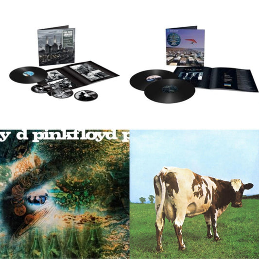 Animals (2018 Remix) (LP/CD/DVD/Blu-Ray/180G) & Momentary Lapse Of Reason (Remixed & Updated) (2LP) & Saucerful Of Secrets (Mono/180G) & Atom Heart Mother (180G/Gatefold/2016 Version)