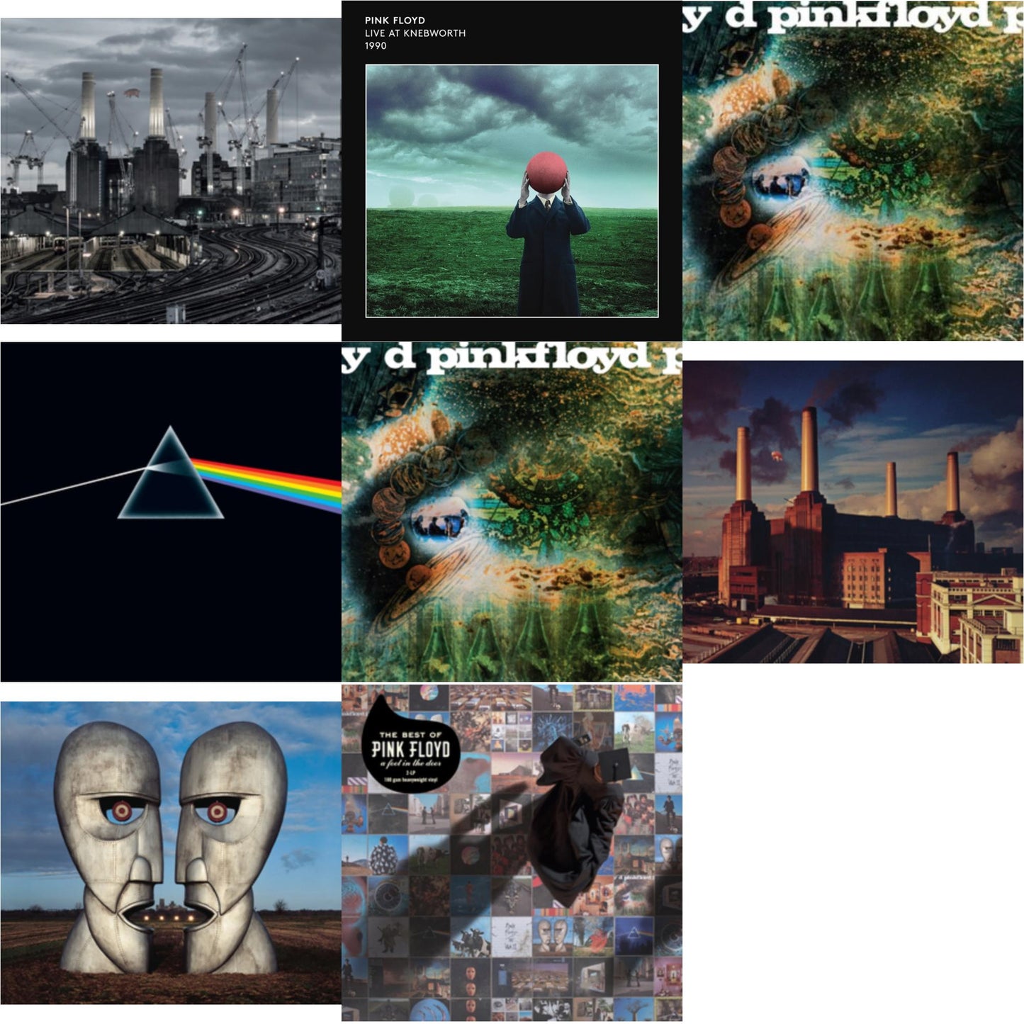 Pink Floyd - Animals (2018 Remix) (180G) & Live At Knebworth 1990 (2LP/180G/45 RPM) & Saucerful Of Secrets (Mono/180G) & Dark Side Of The Moon (50Th Anniversary Remaster) & Saucerful Of Secrets (180G) & Animals (180G) (2016 Version) & Division Bell
