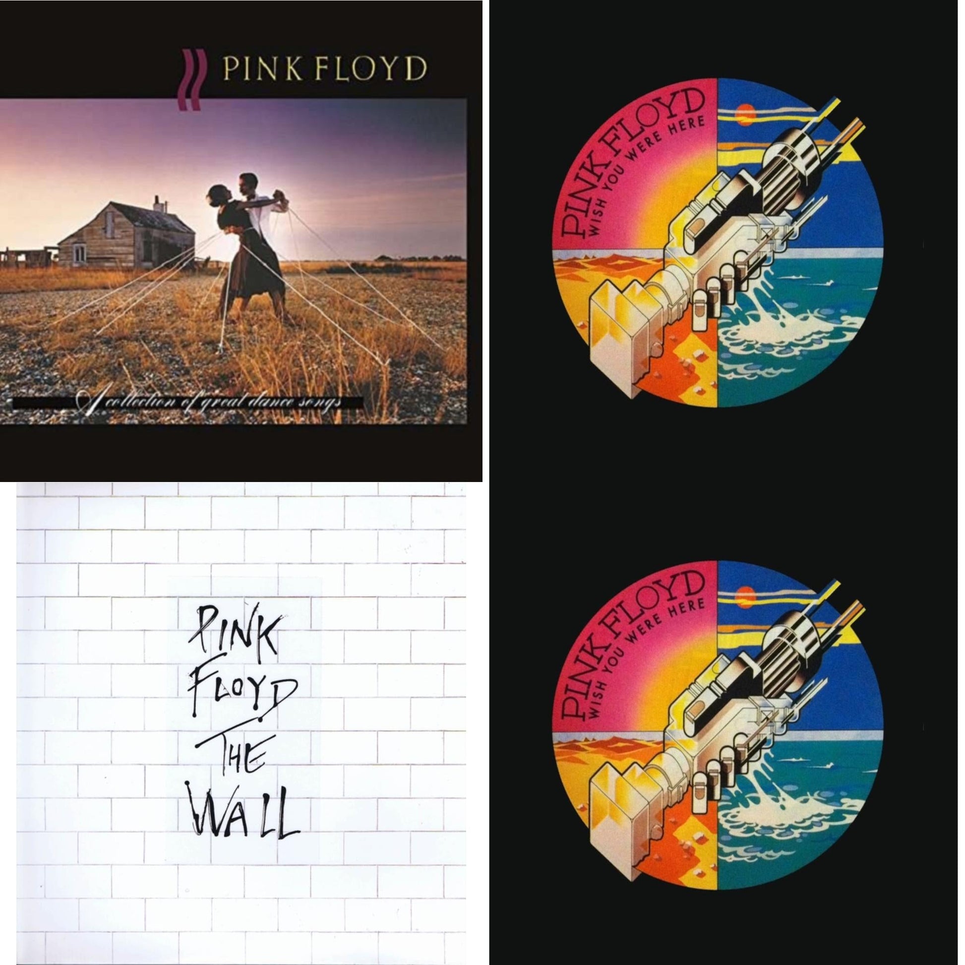 This is a 4 LP Vinyl SKU bundle.
1.This LP Vinyl is brand new.Format: LP VinylMusic Style: Prog RockThis item's title is: Collection Of Great Dance Songs (180G)Artist: Pink FloydLabel: PINK FLOYD RECORDSBarcode: 888751843516Release Date: 11/17/2017
2.This LP Vinyl is brand new.