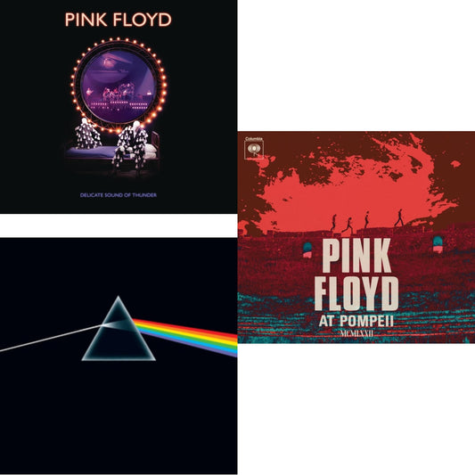 Delicate Sound Of Thunder (2CD) & Dark Side Of The Moon (50Th Anniversary Remaster) & Pink Floyd At Pompeii - Mcmlxxii (2CD)