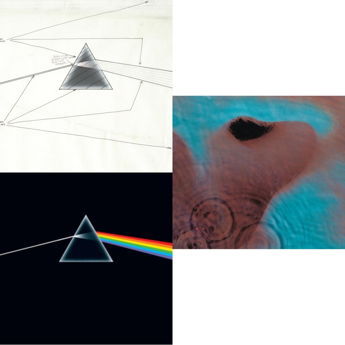 Dark Side Of The Moon Live At Wembley Empire Pool 1974 & Dark Side Of The Moon (50Th Anniversary Remaster) & Meddle (180G/Gatefold/2016 Version)