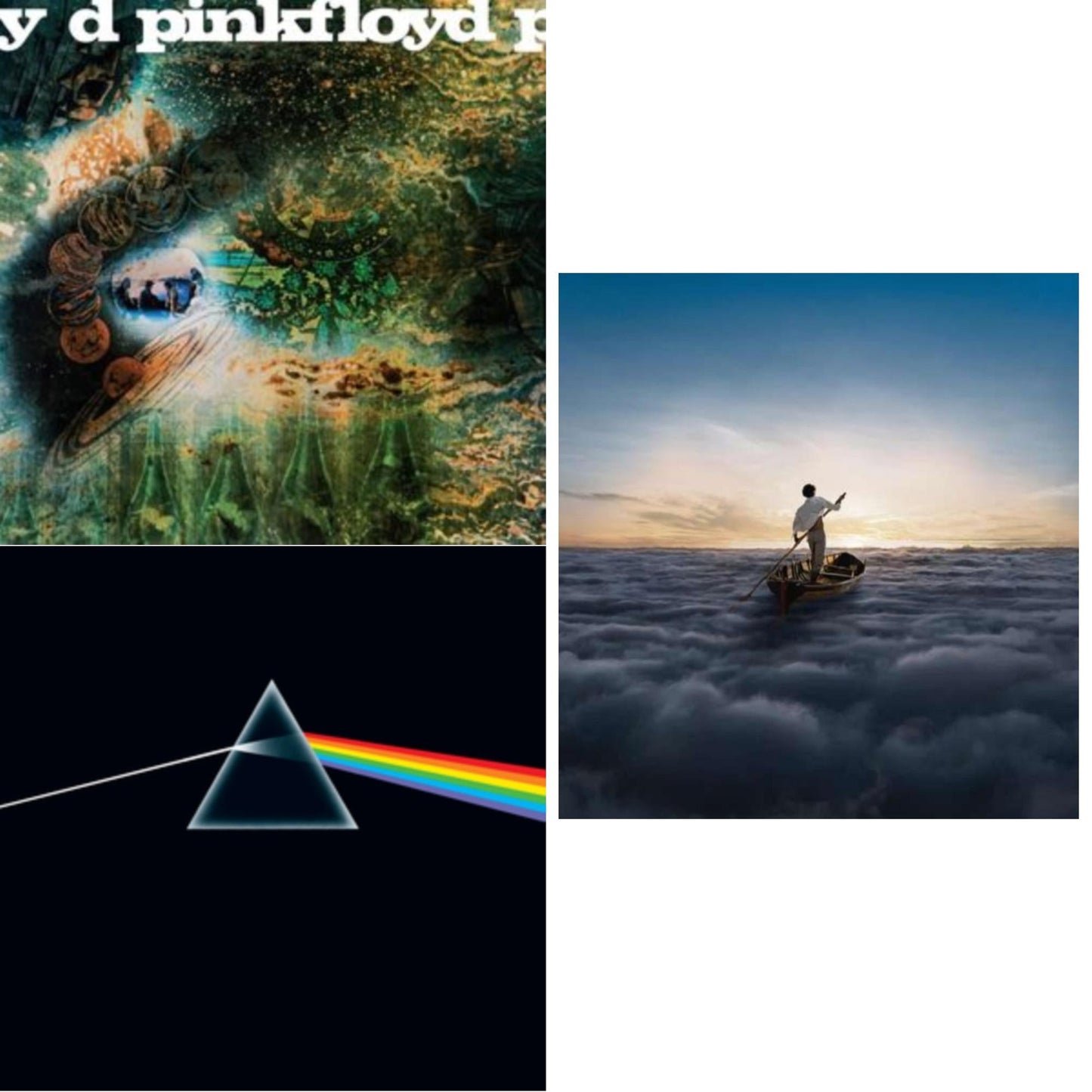Saucerful Of Secrets (Mono/180G) & Dark Side Of The Moon (50Th Anniversary Remaster) & Endless River (2LP/180G)