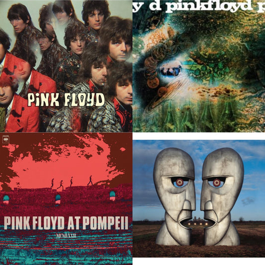 Piper At The Gates Of Dawn (Mono Version) & Saucerful Of Secrets (Mono/180G) & Pink Floyd At Pompeii - Mcmlxxii (2LP) & Division Bell (180G/2016 Version/Gatefold)