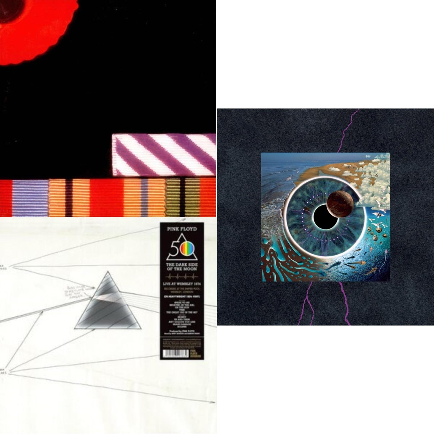 Dark Side Of The Moon: Live At Wembley Empire Pool, London, 1974 (180G) & Final Cut (180G/Gatefold) (2016 Version) & Pulse (180G/4LP/52 Pp Book)