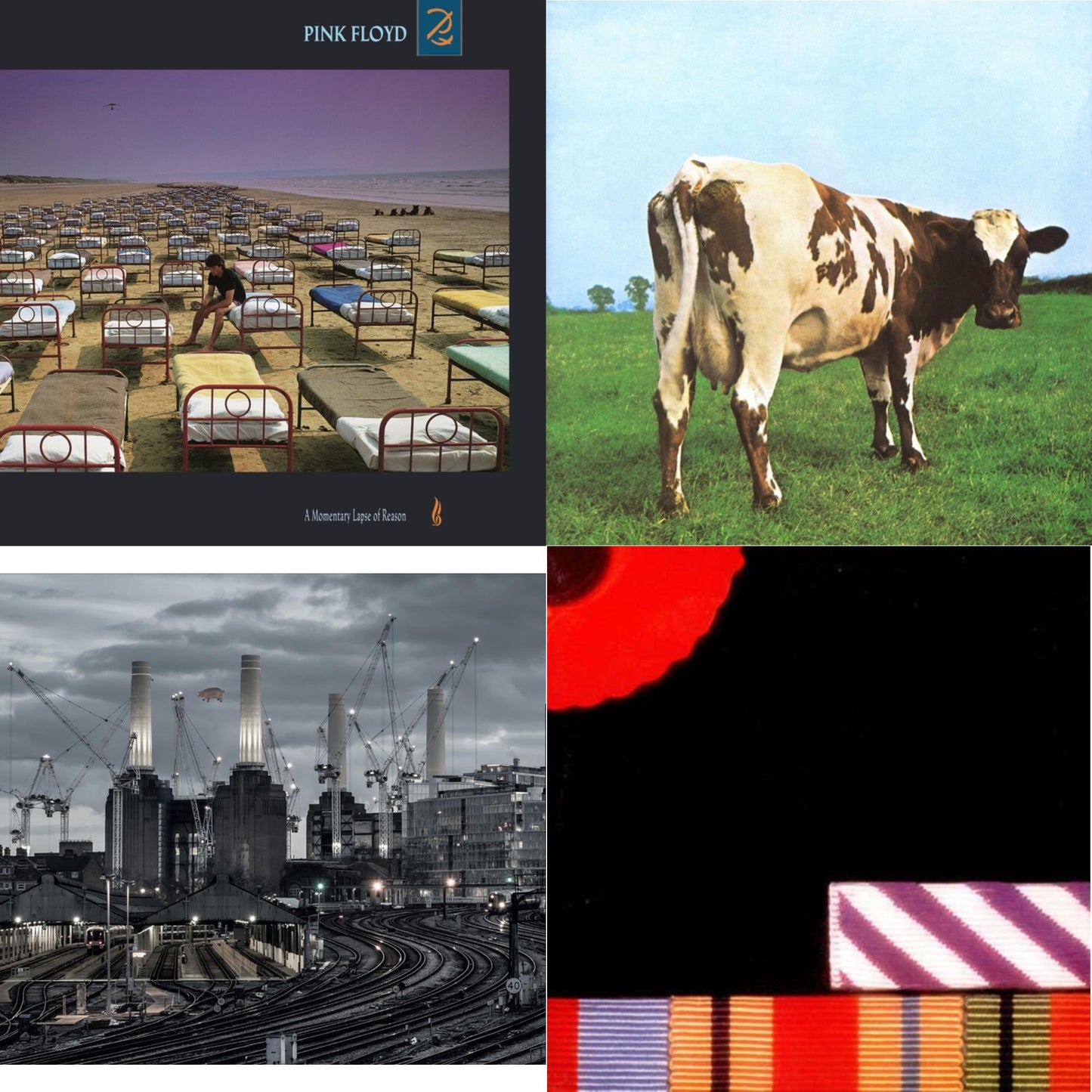 Animals (2018 Remix) (180G/LP/CD/Blu-Ray/DVD) & Atom Heart Mother (180G/Gatefold/2016 Version) & Final Cut (180G/Gatefold) (2016 Version) & Momentary Lapse Of Reason (180G/Gatefold) (2016 Version)