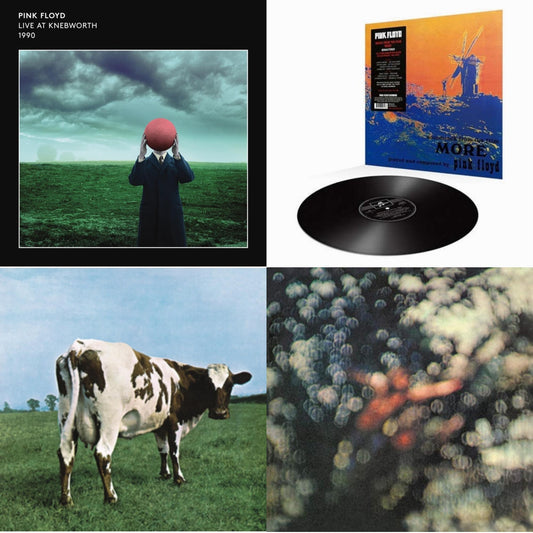 Live At Knebworth 1990 (2LP/180G/45 RPM) & More (180G) & Atom Heart Mother (180G/Gatefold/2016 Version) & Obscured By Clouds (180G/2016 Version)