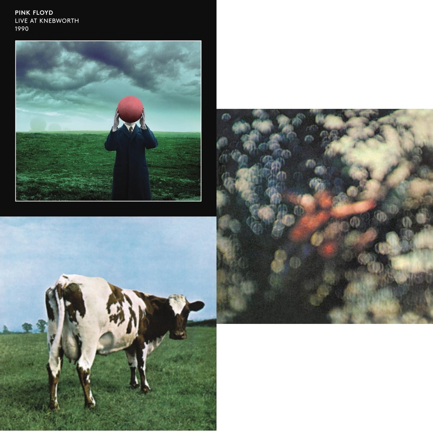 Live At Knebworth 1990 (2LP/180G/45 RPM) & Atom Heart Mother (180G/Gatefold/2016 Version) & Obscured By Clouds (180G/2016 Version)