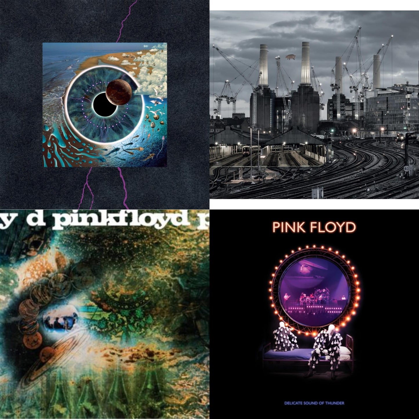 Animals (2018 Remix) (180G/LP/CD/Blu-Ray/DVD) & Delicate Sound Of Thunder (3LP) & Saucerful Of Secrets (Mono/180G) & Pulse (180G/4LP/52 Pp Book)