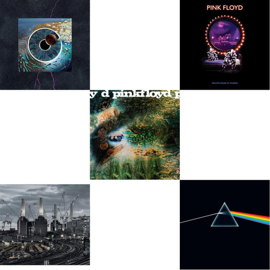 Animals (2018 Remix) (180G/LP/CD/Blu-Ray/DVD) & Delicate Sound Of Thunder (3LP) & Saucerful Of Secrets (Mono/180G) & Dark Side Of The Moon (50Th Anniversary Remaster) & Pulse (180G/4LP/52 Pp Book)