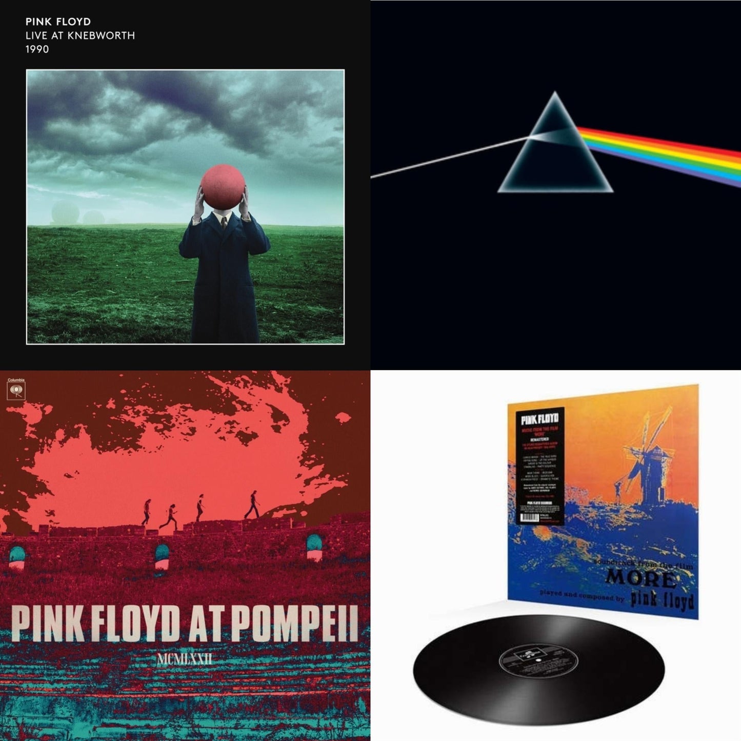 Live At Knebworth 1990 (2LP/180G/45 RPM) & Dark Side Of The Moon (50Th Anniversary Remaster) & Pink Floyd At Pompeii - Mcmlxxii (2LP) & More (180G)