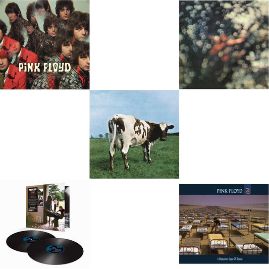 Piper At The Gates Of Dawn (Mono Version) & Ummagumma (2LP/180G/2016 Version/Gatefold) & Atom Heart Mother (180G/Gatefold/2016 Version) & Obscured By Clouds (180G/2016 Version) & Momentary Lapse Of Reason (180G/Gatefold) (2016 Version)