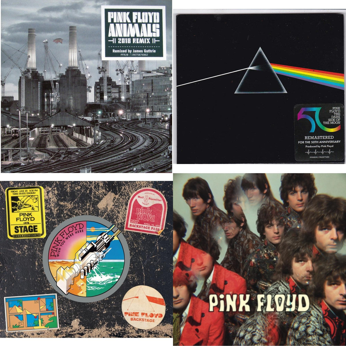 Animals (2018 Remix) & Dark Side Of The Moon (50Th Anniversary Remaster) & Wish You Were Here (50Th Anniversary/2CD) & Piper At The Gates Of Dawn