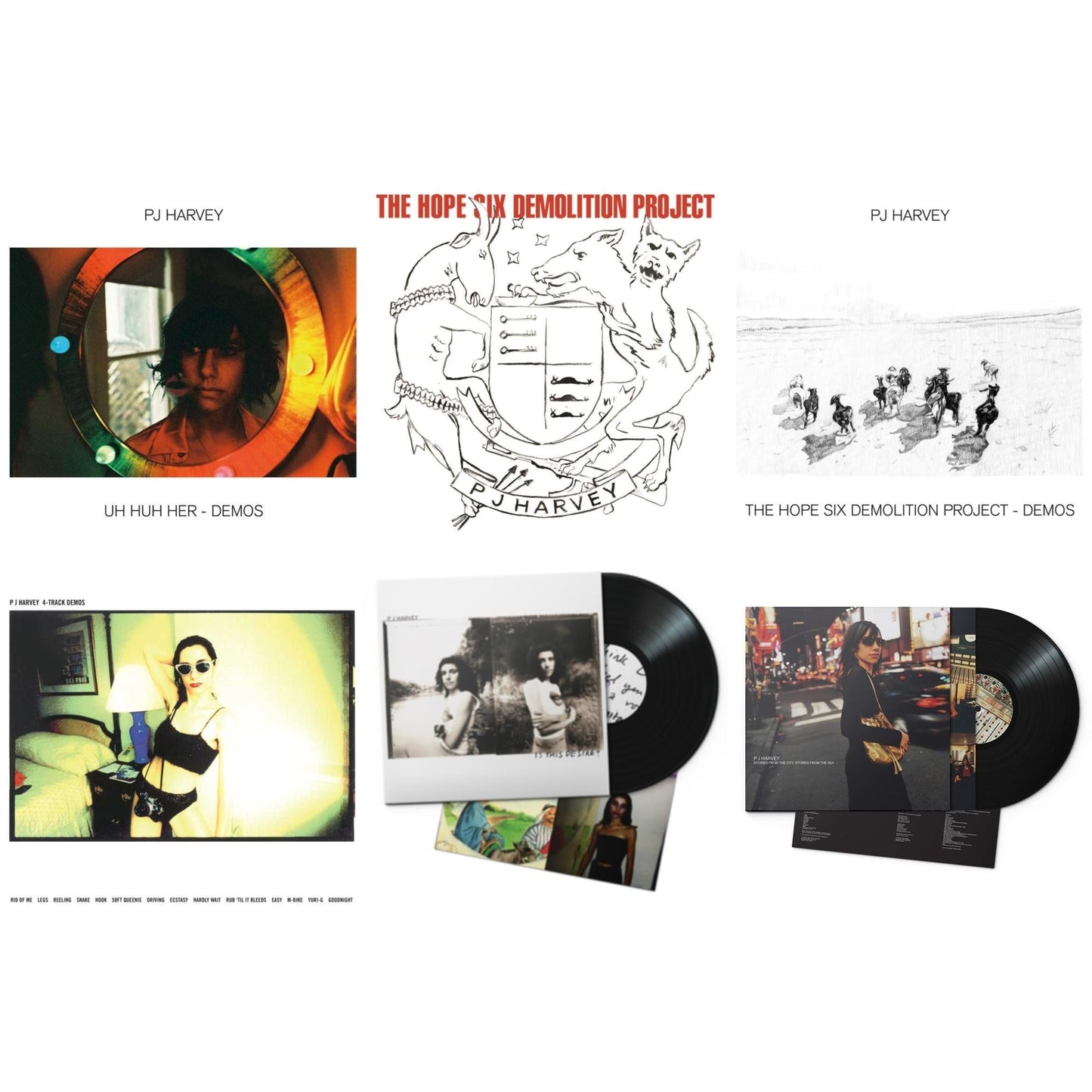 Uh Huh Her (Demos) & Hope Six Demolition Project & Hope Six Demolition Project - Demos & 4-Track Demos & Is This Desire? (2020 Reissue) & Stories From The City, Stories From The Sea