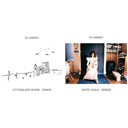 Pj Harvey - White Chalk (Demos) & Let England Shake - Demos - LP Vinyl Bundle