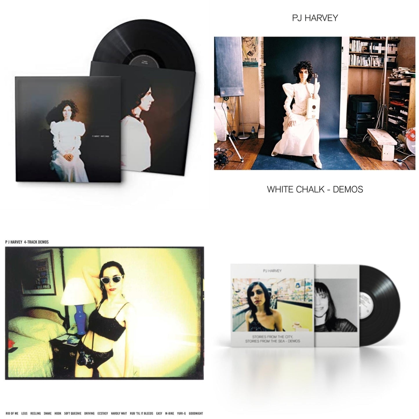 This is a 4 LP Vinyl SKU bundle.
1.This LP Vinyl is brand new.Format: LP VinylMusic Style: Indie RockThis item's title is: White ChalkArtist: Pj HarveyLabel: ISLANDBarcode: 602507253479Release Date: 6/25/2021
2.This LP Vinyl is brand new.
