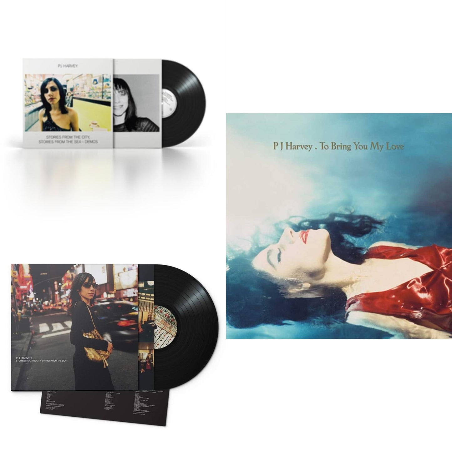 This is a 3 LP Vinyl SKU bundle.
1.This LP Vinyl is brand new.Format: LP VinylMusic Style: Alternative RockThis item's title is: Stories From The City, Stories From The Sea - DemosArtist: Pj HarveyLabel: ISLANDBarcode: 602508985430Release Date: 2/26/2021
2.This LP Vinyl is brand new.